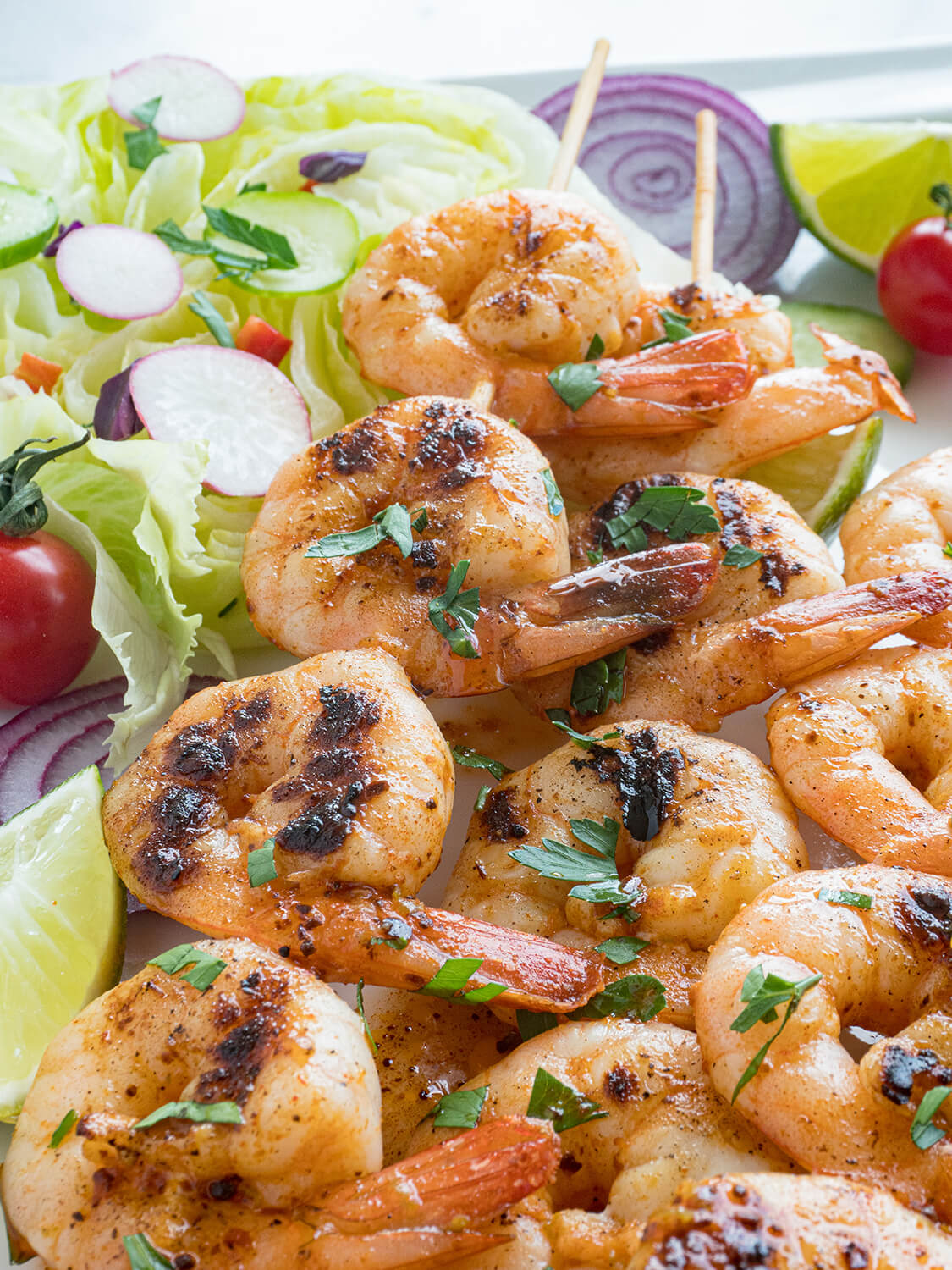 The Best Grilled Shrimp Kabobs Recipe - Kitchen Mixin